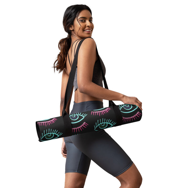 Neon Eyes Yoga mat