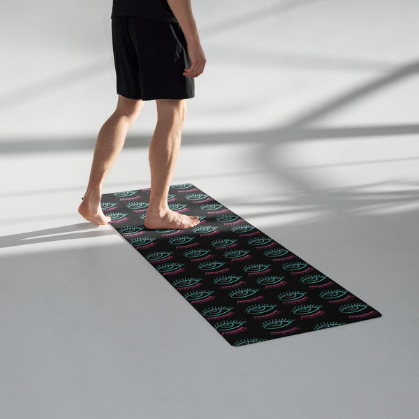 Neon Eyes Yoga mat