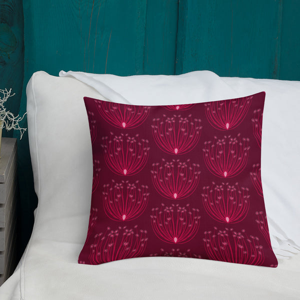 Almost Fall Floral Premium Pillow