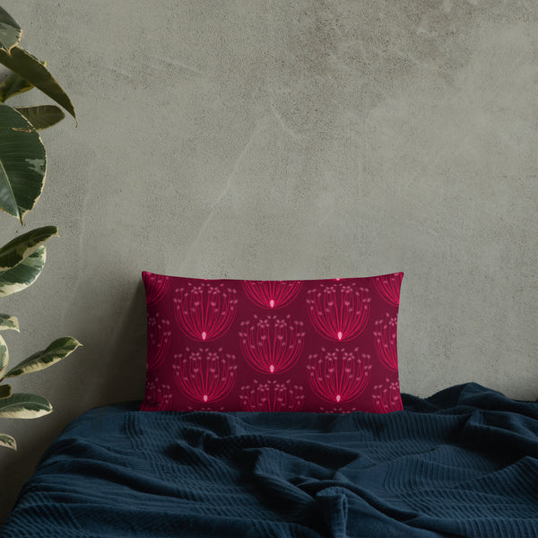 Almost Fall Floral Premium Pillow