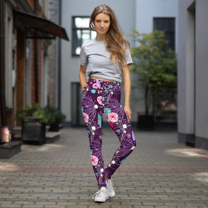 Jelly Flowers Yoga Leggings – Girl With A Crown
